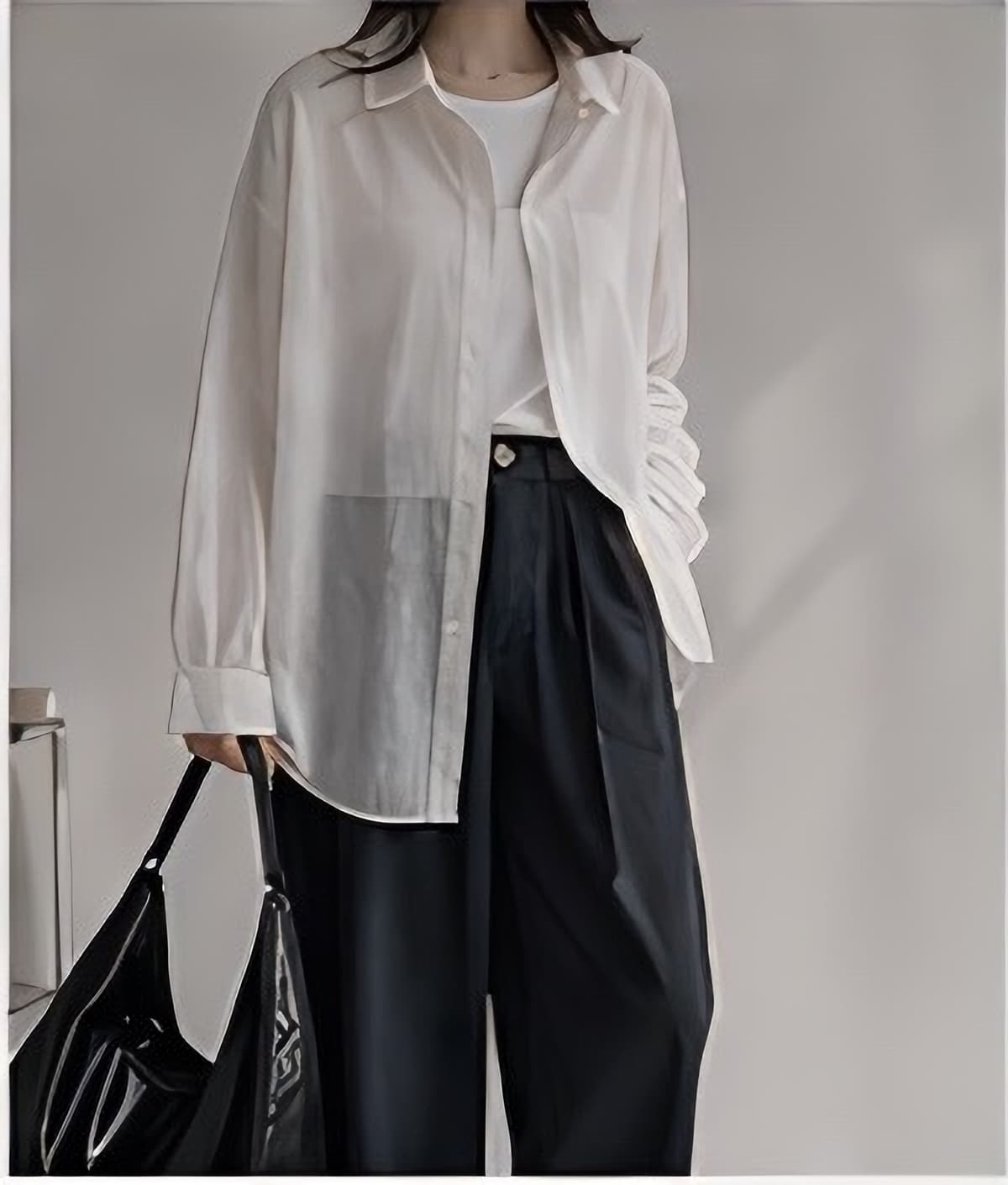 シアーオーバーシャツ